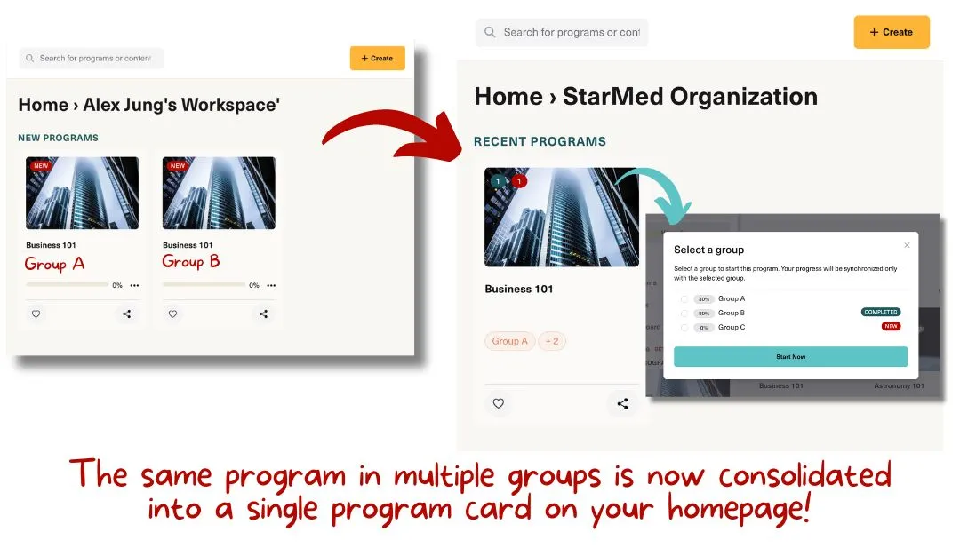 Introducing Program Consolidation Cards