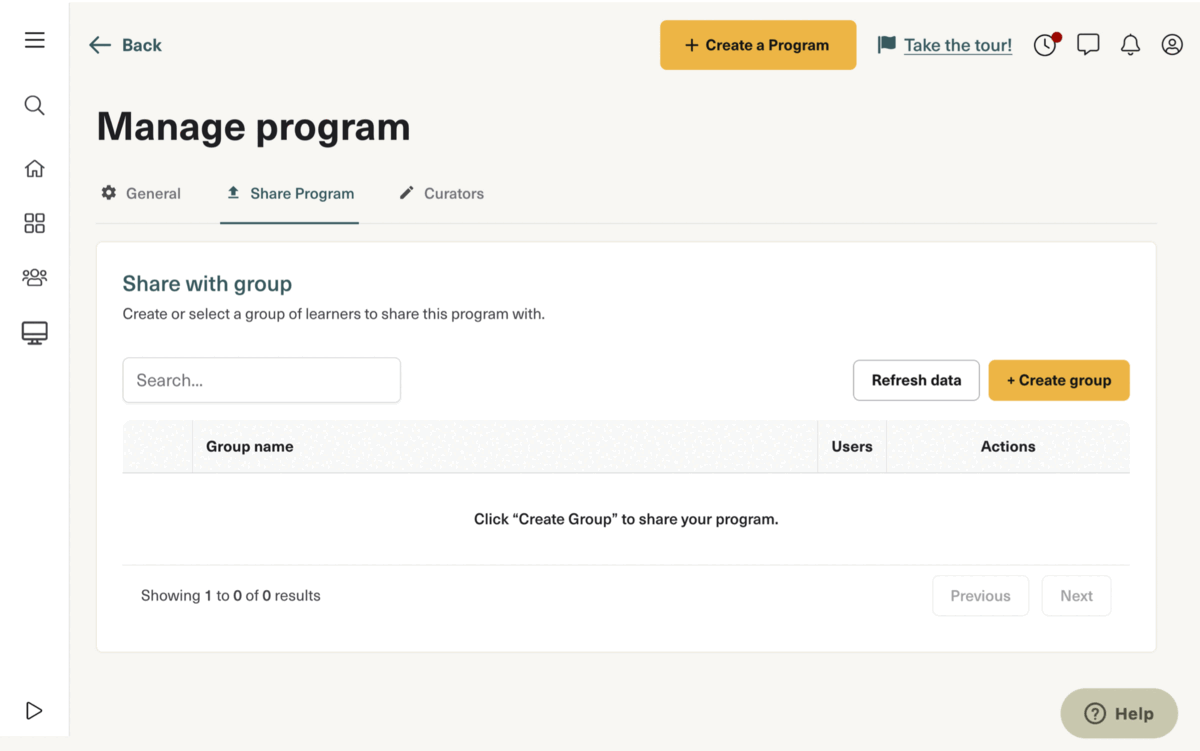 A quick guide to sharing programs via user groups!